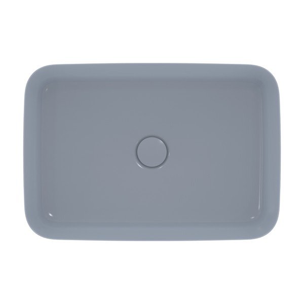 Lavabo in ceramica azzurra 55x38 cm Ipalyss - Ideal Standard-image-2