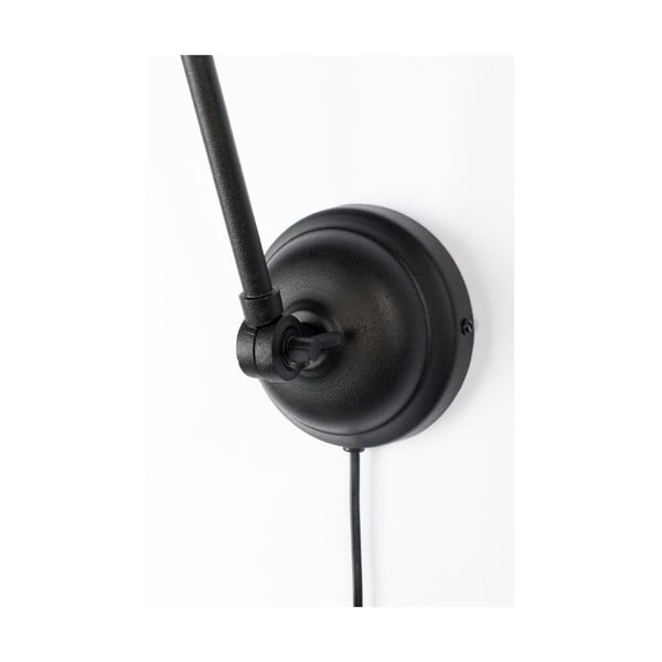 Lampada da parete nera Maarten - White Label-image-4