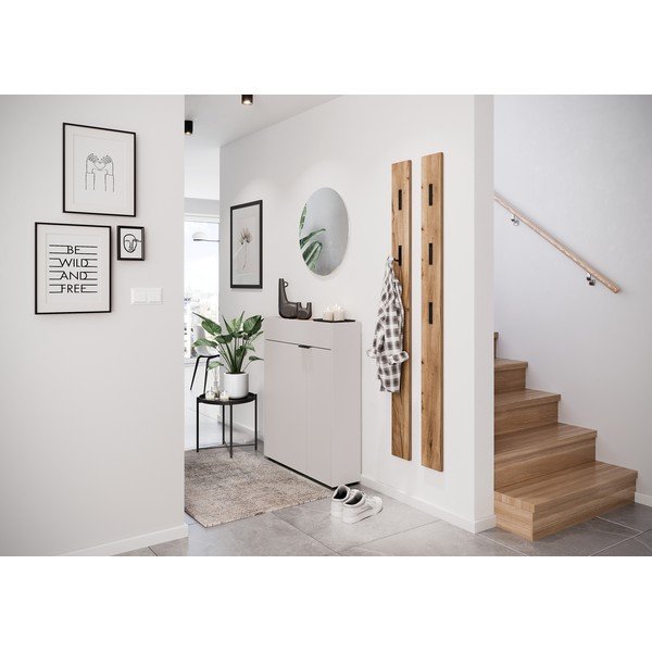 Armadietto color crema opaco 83x99x22 cm Ameca – Germania-image-1