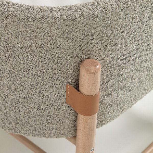 Lettino grigio Adara - Kave Home-image-2