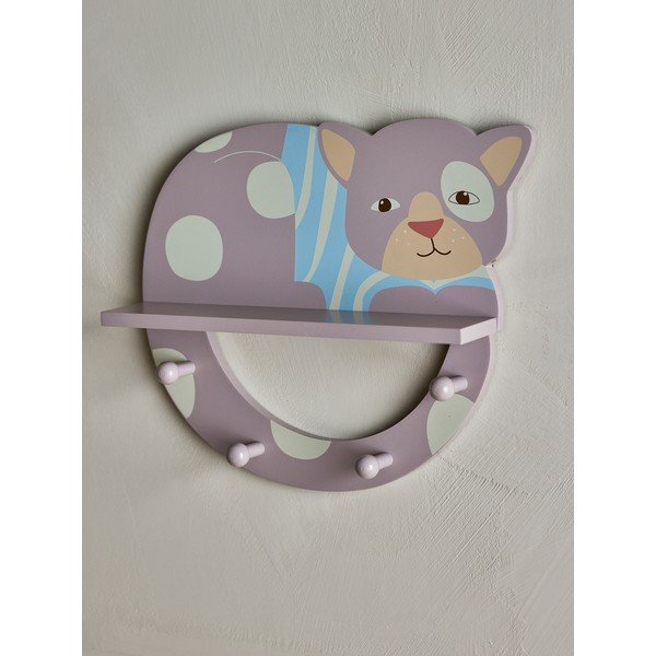 Appendiabiti per bambini grigio da parete 36x31 cm Mille – Bloomingville Mini-image-1