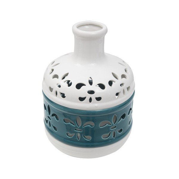 Vaso in porcellana bianco-blu Basso - Mauro Ferretti-image-2