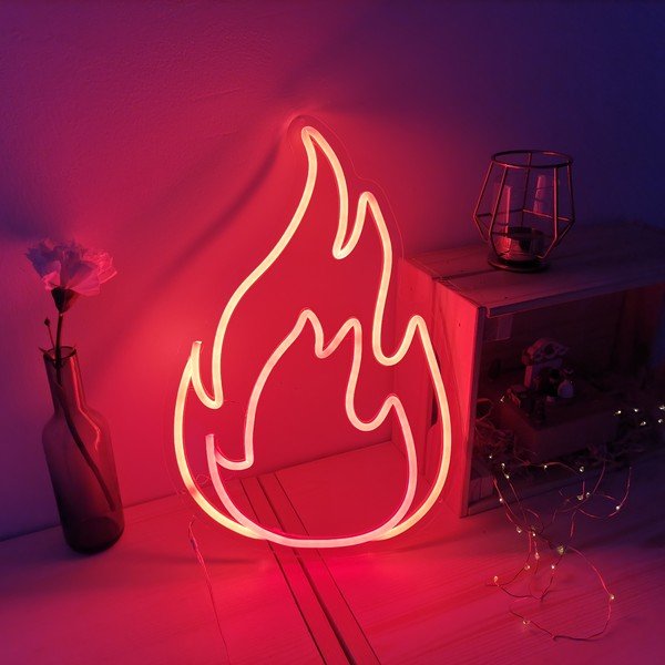 Applique rosso-arancio , 28 x 40 cm Fire - Candy Shock