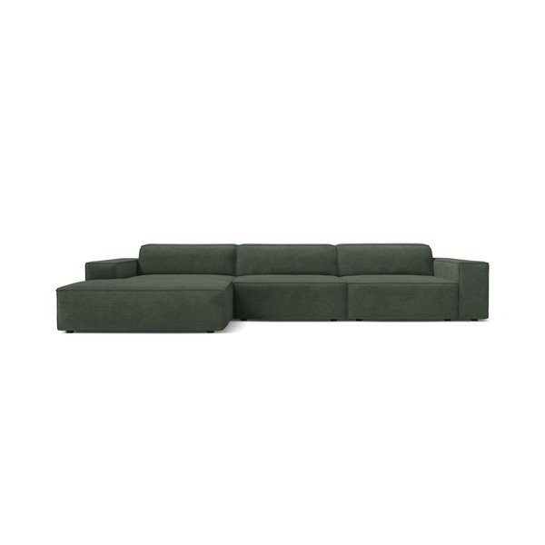 Divano angolare componibile color petrolio (con penisola a sinistra/con chaise lounge) Jodie – Micadoni -image-1