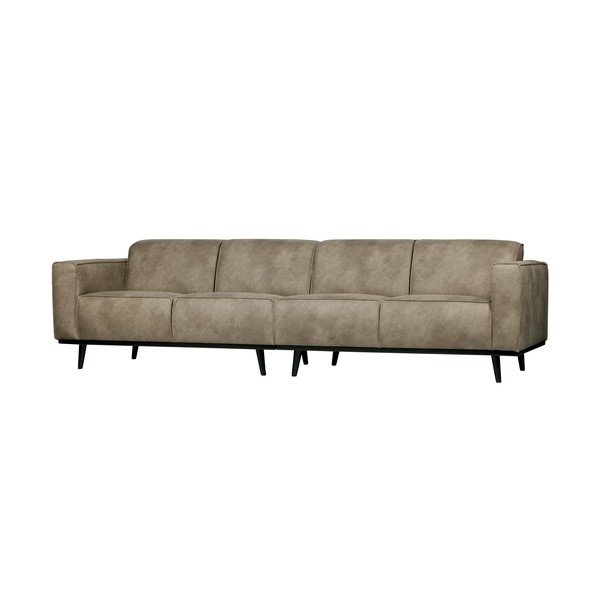 Divano in similpelle grigio, 280 cm Statement - BePureHome-image-4