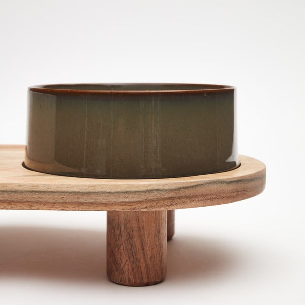 Set di 2 ciotole in ceramica per cani Dumbi - Kave Home-image-1