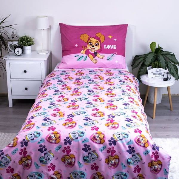 Biancheria da letto per bambini in microfibra per letto singolo 140x200 cm Paw Patrol  – Jerry Fabrics-image-2