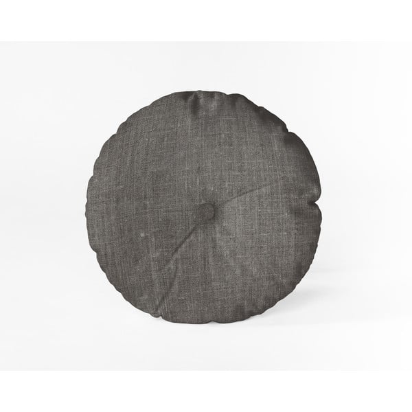 Cuscino Cojin Redondo Cool Grey, ⌀ 45 cm - Really Nice Things