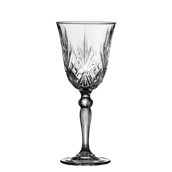 Set di bicchieri da vino 
in vetro di cristallo
 4 pz 210 ml Melodia – Lyngby Glas