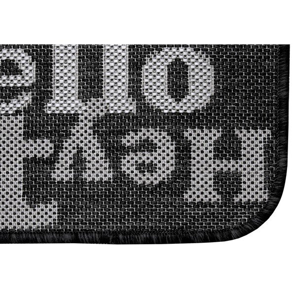 Zerbino grigio antracite , 50 x 80 cm Weave Bonjour - Hanse Home-image-1
