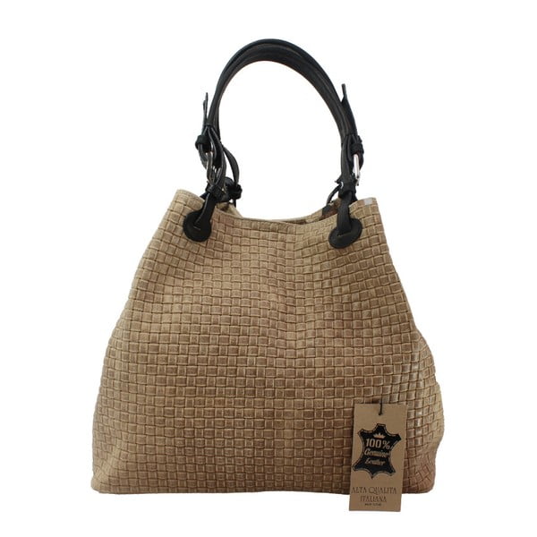 Borsa in pelle beige Tessa - Chicca Borse-image-2