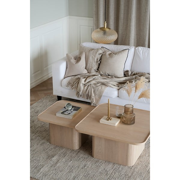 Tavolino in rovere naturale 60 x 60 cm Sullivan - Rowico-image-2