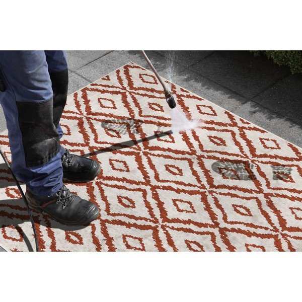Tappeto da esterno rosso e bianco , 80 x 150 cm Rio - NORTHRUGS-image-1