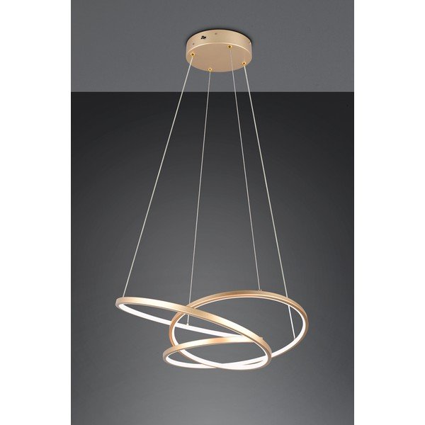 Lampadario a LED dimmerabile in oro Darvin - Trio-image-2