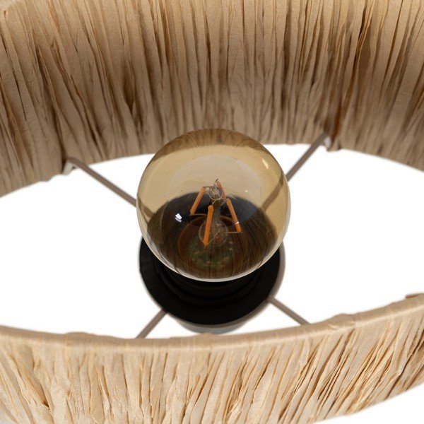 Lampada da tavolo beige con paralume in rattan (altezza 37,5 cm) - Ixia-image-4