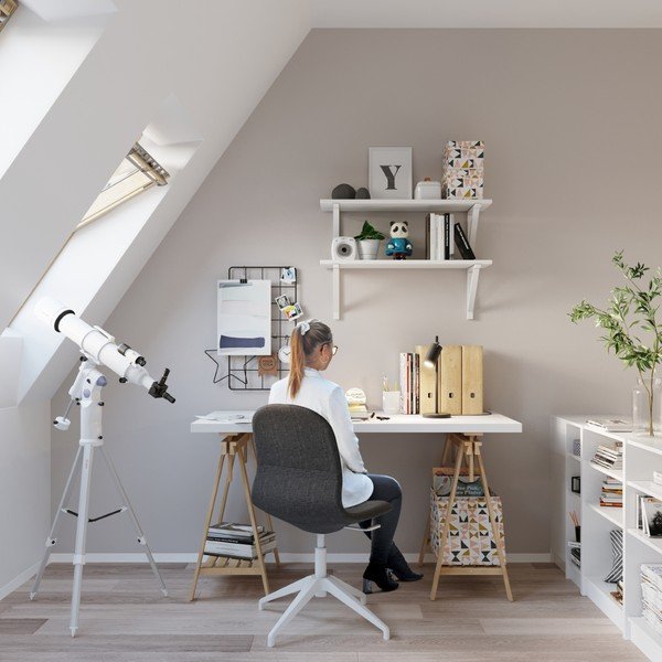 Lampada da tavolo nera in metallo (altezza totale 43 cm) Etna – Sollux-image-4