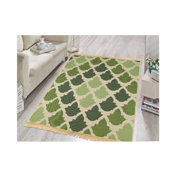 Zelený koberec Floorist Baklava Green, 80 x 150 cm-image-2
