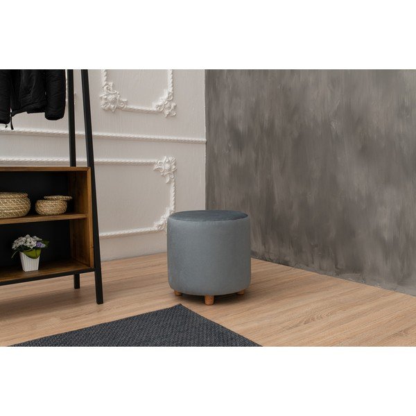 Sgabello grigio chiaro Begon - Balcab Home-image-4