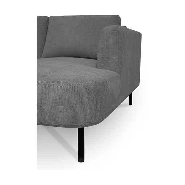 Divano angolare grigio scuro (angolo sinistro/"U") Hero - Scandic-image-4