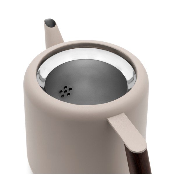 Teiera beige in acciaio inox 1,1 l Duet Boston – Bredemeijer-image-3