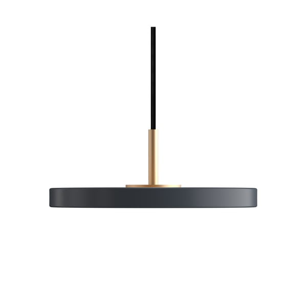 Antracite Apparecchio a sospensione LED con paralume in metallo ø 15 cm Asteria Micro - UMAGE-image-4