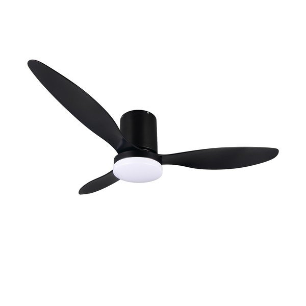 Plafoniera LED nera opaca ø 132 cm Göteborg – Reality