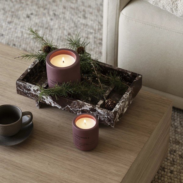 Vassoio decorativo in marmo 30x18 cm Abento - Blomus-image-1