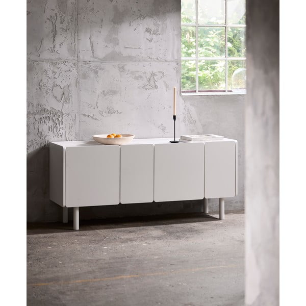 Cassettiera bianca 160x70x45 cm Bera – Unique Furniture-image-1