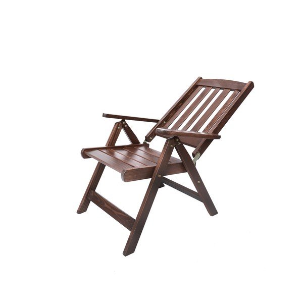 Sedia da giardino in legno Aneta - Rojaplast-image-1