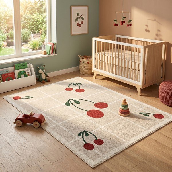 Tappeto beige per bambini 120x170 cm Cherry - ESTE-image-3