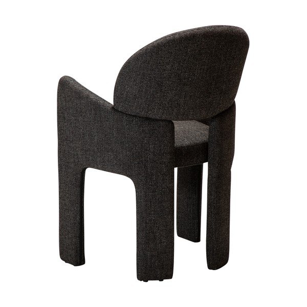 Sedia da pranzo nera con braccioli Aole – DAN-FORM Denmark-image-4