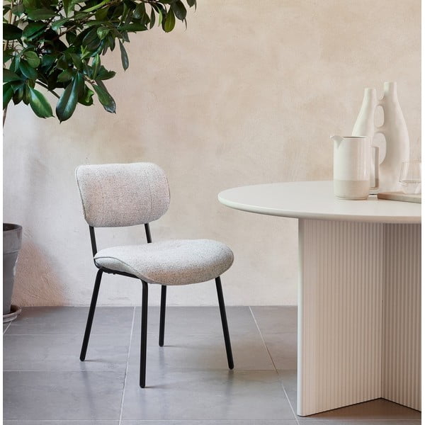 Sedia da pranzo grigio chiaro Buffalo - Unique Furniture-image-1