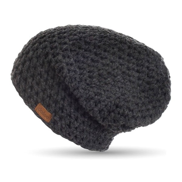 Cappello da notte grigio scuro lavorato a mano all'uncinetto - DOKE