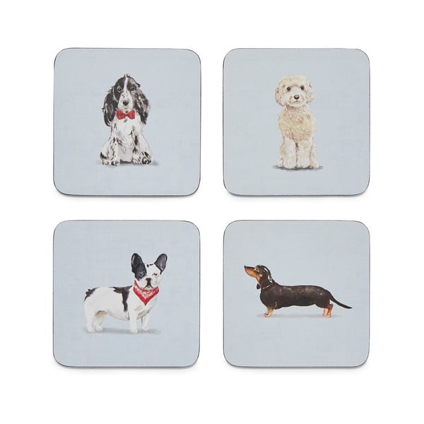 Set di 4 sottobicchieri Curious Dogs - Cooksmart ®