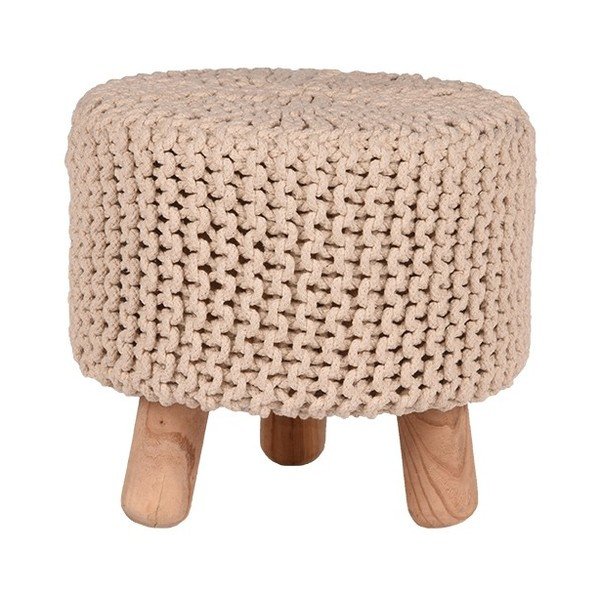 Sgabello beige chiaro Kota - LABEL51