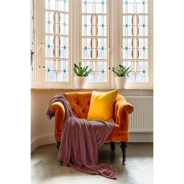 Copriletto bordeaux in micropanno per letto matrimoniale 220x240 cm Cosy - Tiseco Home Studio-image-1