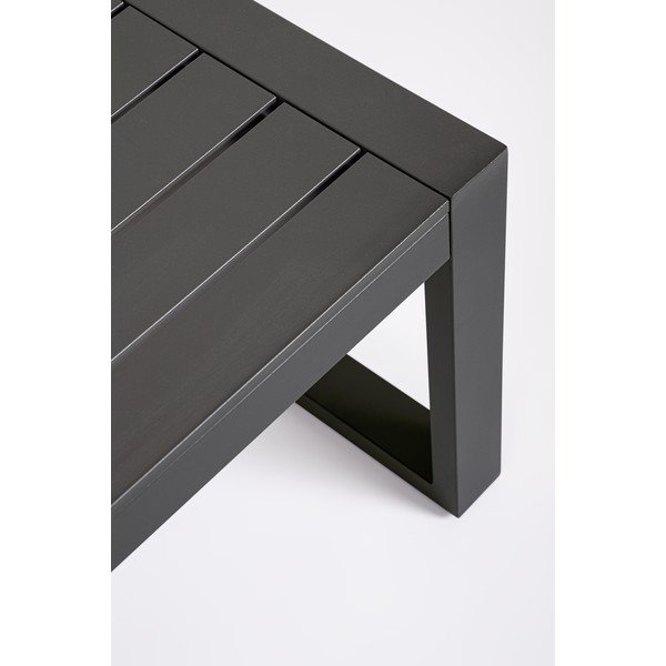 Set di mobili da giardino color antracite in alluminio per 4 persone Hilde – Bizzotto-image-3