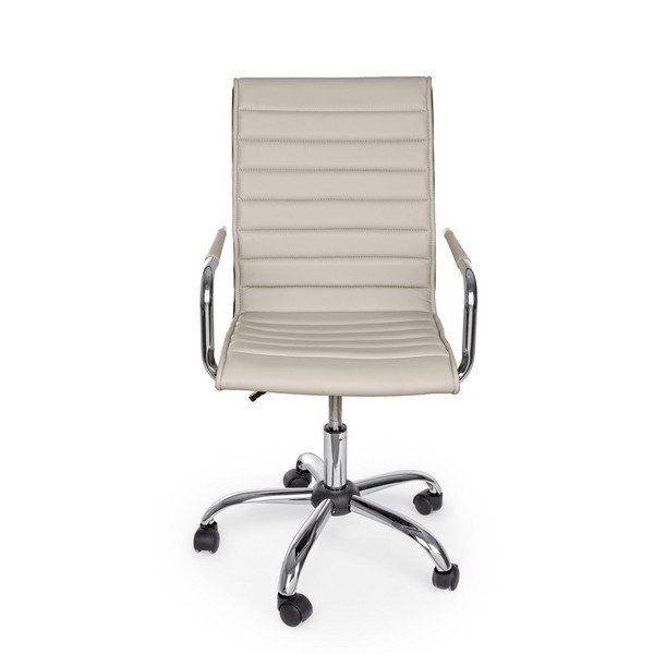 Sedia da ufficio grigio tortora in similpelle Perth – Yes Everyday-image-2