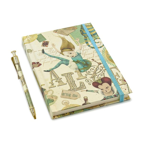 Quaderno con penna 192 pagine Alice - Kartos