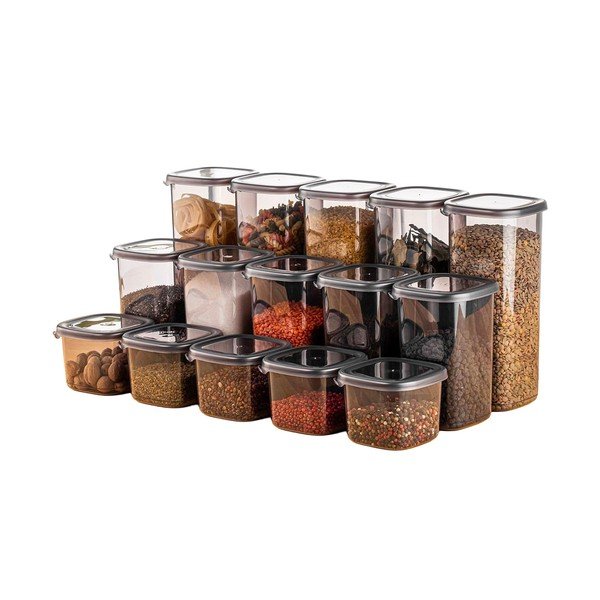 Set di contenitori per alimenti alimentari 15 pz Fresco – Hermia