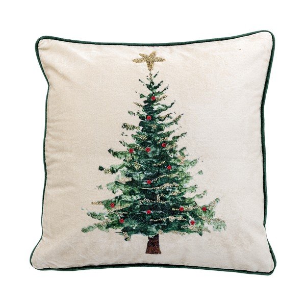 Cuscino decorativo in cotone/in misto viscosa a tema natalizio 45x45 cm Evelin – Bloomingville