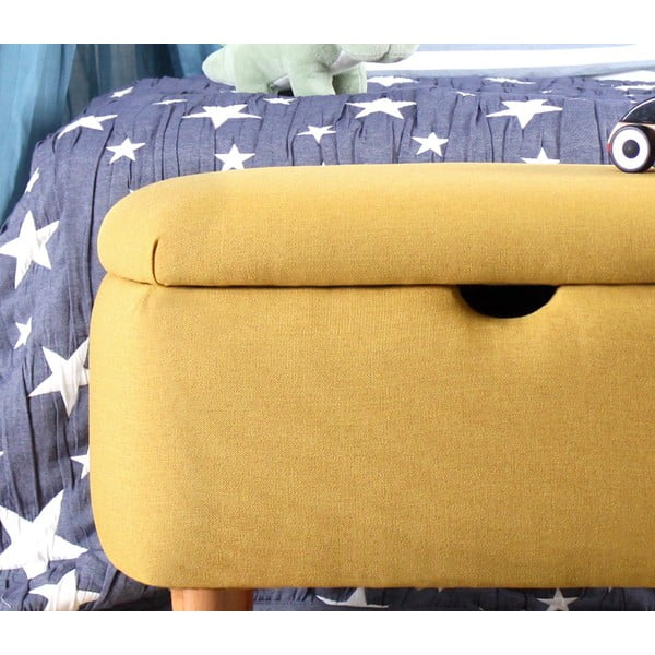 Pouf giallo per bambini Moouv - Artie-image-1