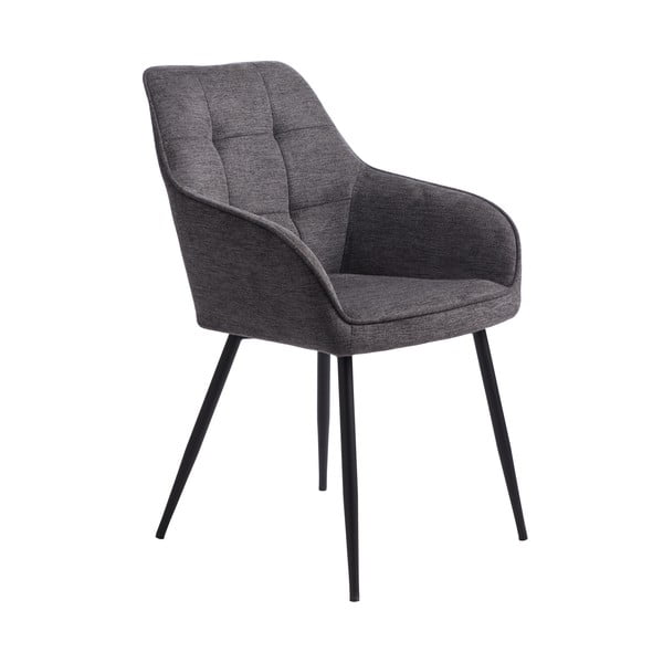 Sedia da pranzo grigio scuro Nolan - Unique Furniture