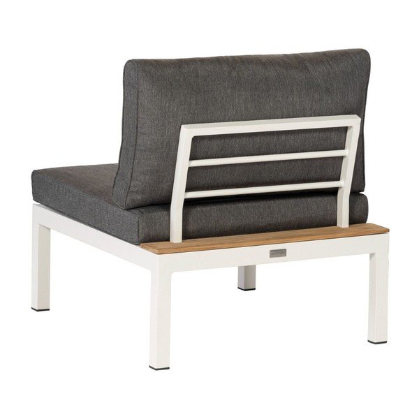 Sedia da giardino in metallo grigio La Vida - Exotan-image-1