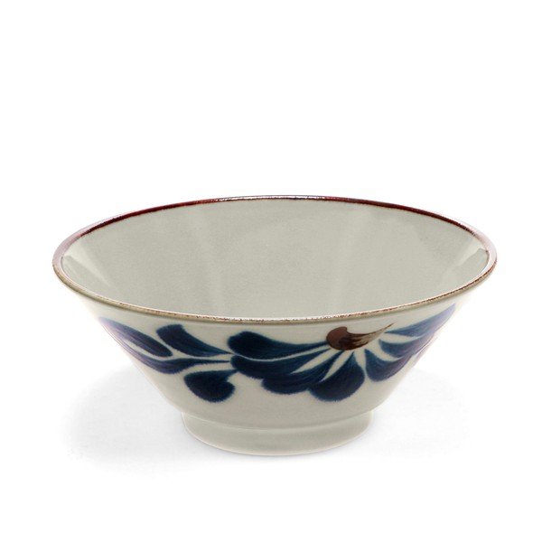 Ciotolina per ramen blu/beige in porcellana 900 ml Flower – Rex London