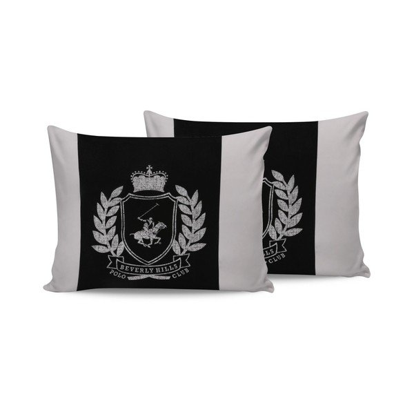 Set di 2 federe in cotone Polo Club Royal, 50 x 70 cm - Beverly Hills Polo Club