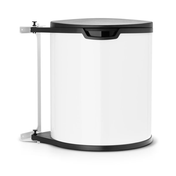 Bidone in acciaio da incasso bianco 15 L - Brabantia