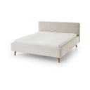 Letto matrimoniale imbottito color crema rete non inclusa 180x200 cm Mattis – Meise Möbel