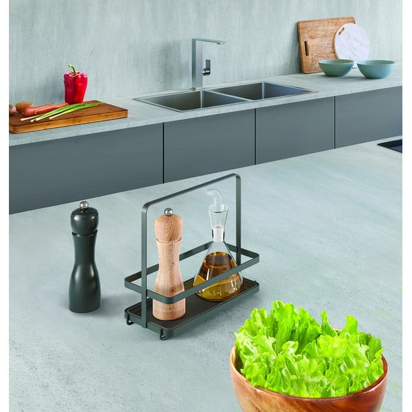 Organizzatore di rametti in acciaio inox Tokyo Lava - Metaltex-image-3