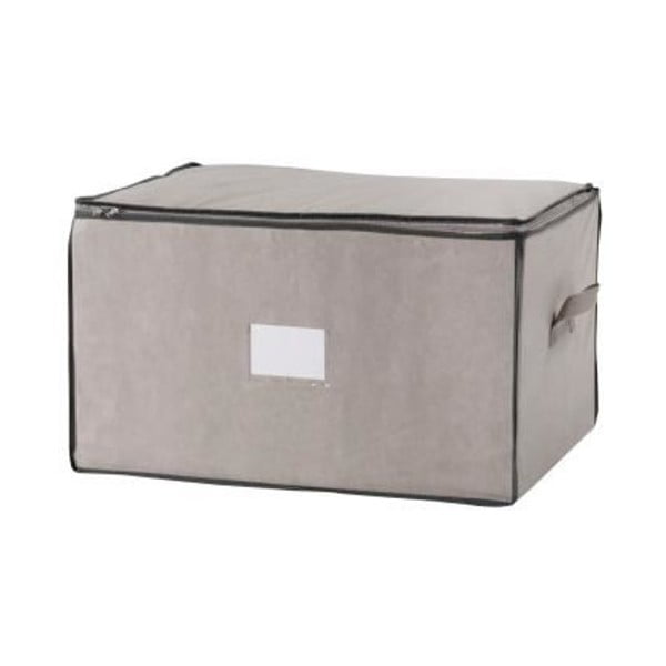 Šedý textilní úložný box Compactor Tote, 44 x 32,5 cm